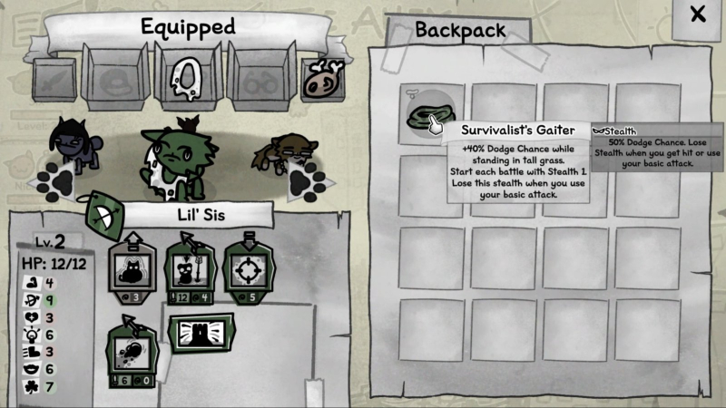 Mewgenics – Best Items For Hunter Class