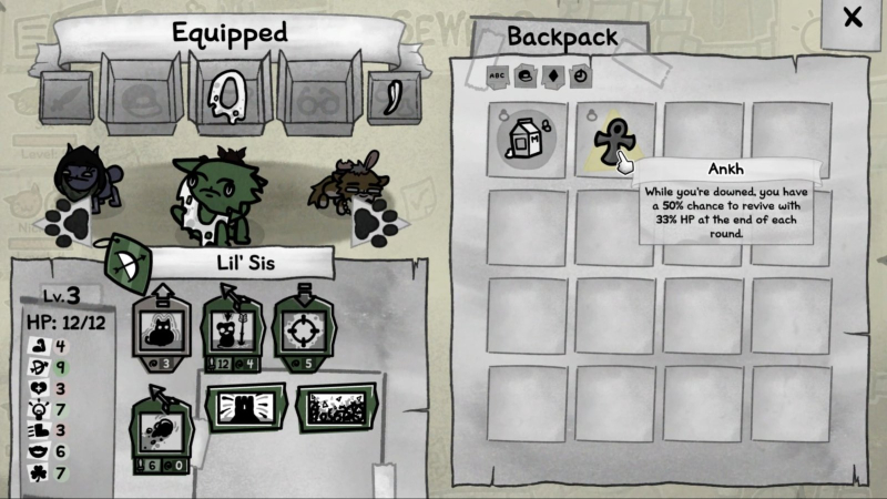 Mewgenics – Best Items For Hunter Class