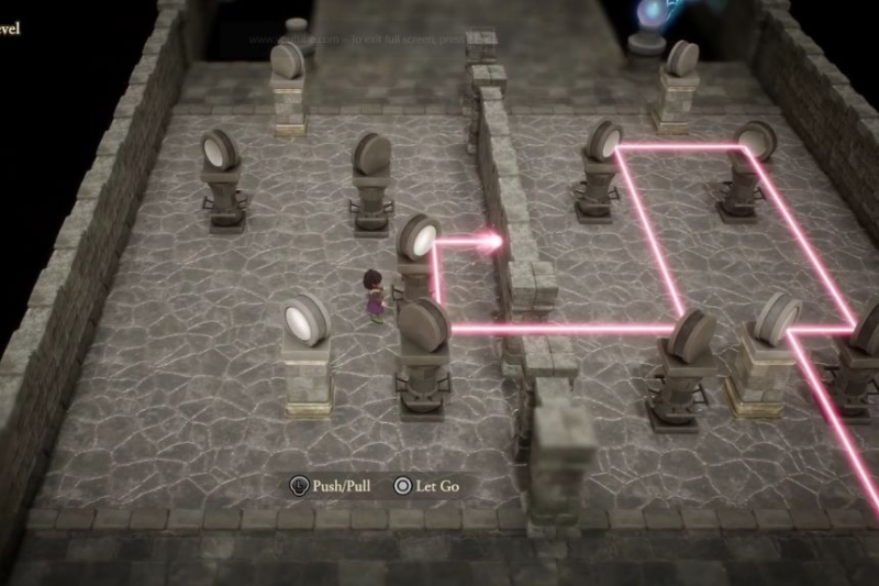 Solve Pit of Silence Light Mirror Puzzle in Upper Level – Dragon Quest 7 Reimagined