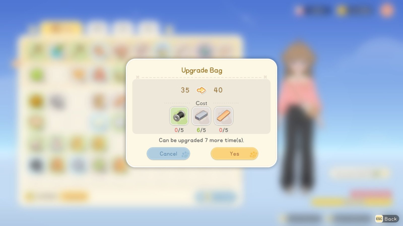 Starsand Island – How to Get More Bag Space