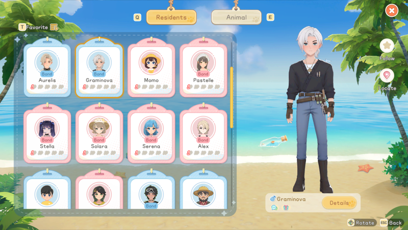 Starsand Island romance options: Who can you date in Starsand Island?