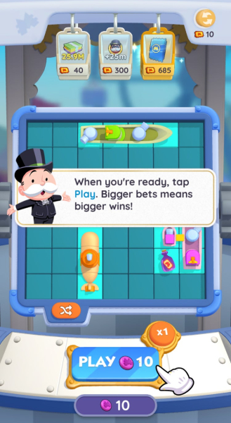 Когда следующее событие «Морской бой» в Monopoly Go?