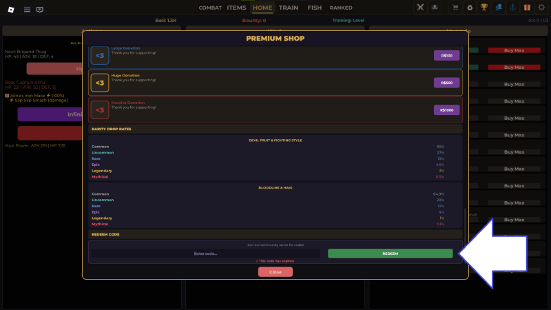 Fruit Piece Incremental codes for March 2026