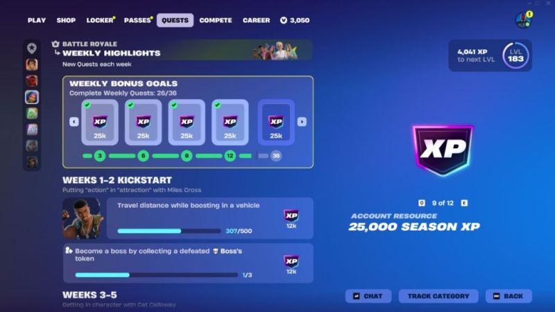 How to Complete the Fortnite Chapter 7 Season 1 Battle Pass Fast