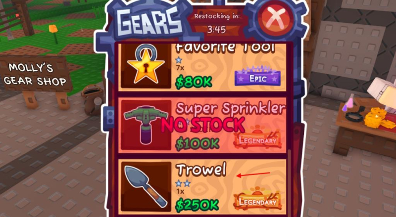 How to Get Trowel in Garden Horizons