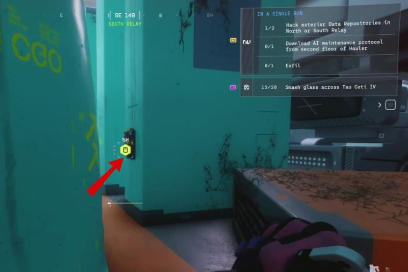 How to hack data repositories in the north or south relay in Marathon