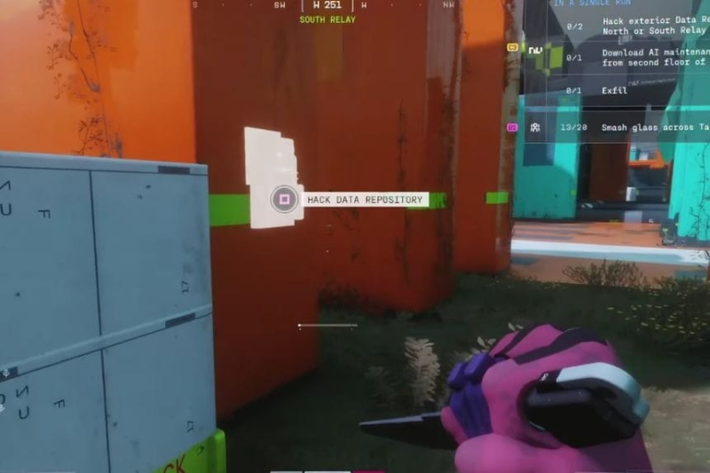 How to hack data repositories in the north or south relay in Marathon