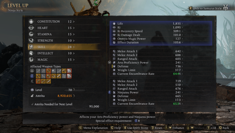 Nioh 3 Ninja Kusarigama Build - Fuma Kamaitachi (Beginner Build)