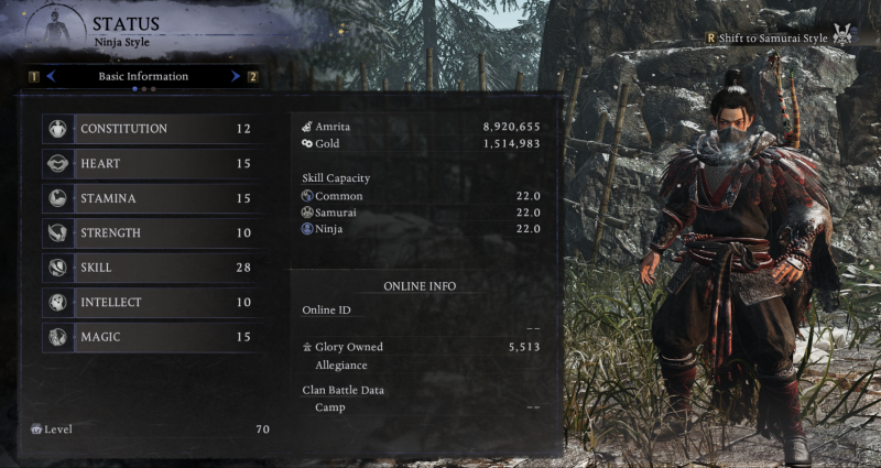 Nioh 3 Ninja Kusarigama Build - Fuma Kamaitachi (Beginner Build)