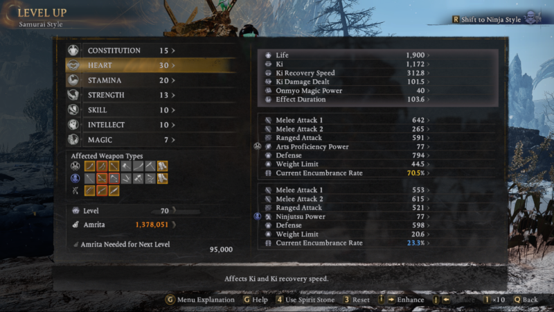 Nioh 3 Samurai Dual Swords Build - Flowing Flame