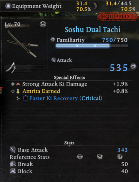 Nioh 3 Samurai Dual Swords Build - Flowing Flame