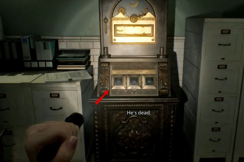 Security Manager’s Office Star Quartz Puzzle with Child Emily – Resident Evil Requiem