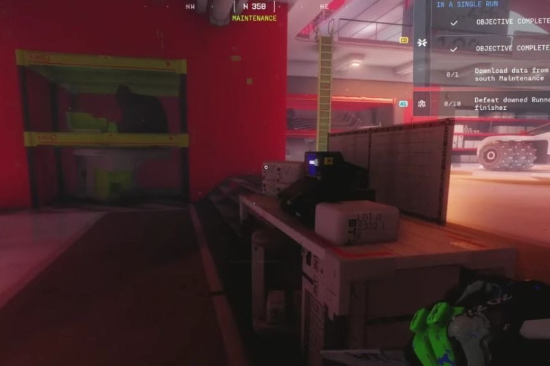 Trigger Alarms in the South Complex by Hacking a Terminal – Marathon